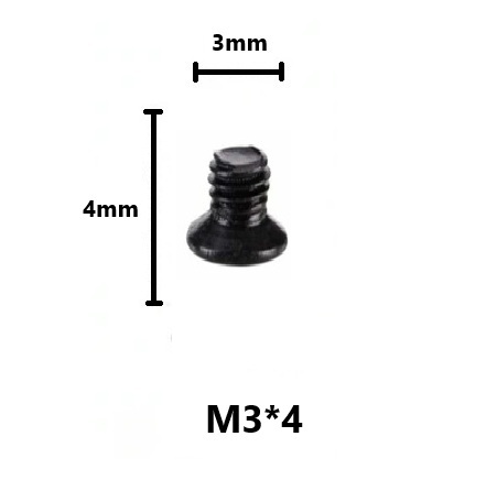 Болт M3 x 4.0 мм (10 шт)